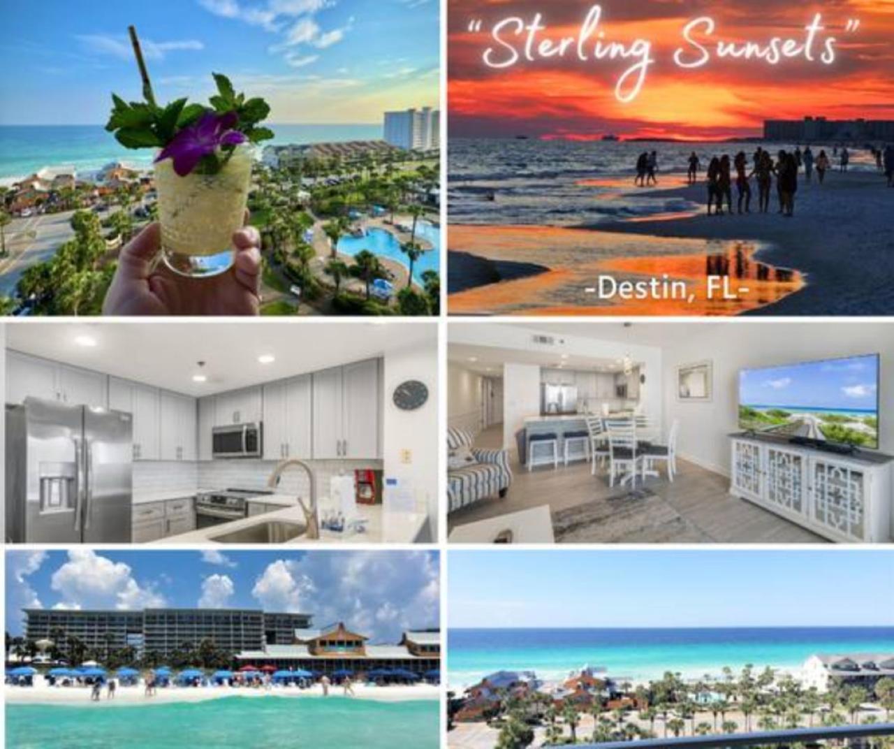 "Sterling Sunsets" - 2-Bedroom At Sterling Shores, Destin Luaran gambar